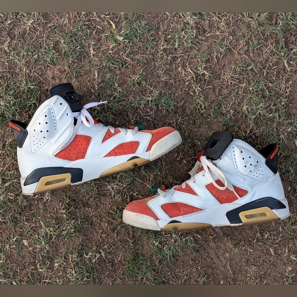 Jordan Athletic Shoes Red and White main image 13